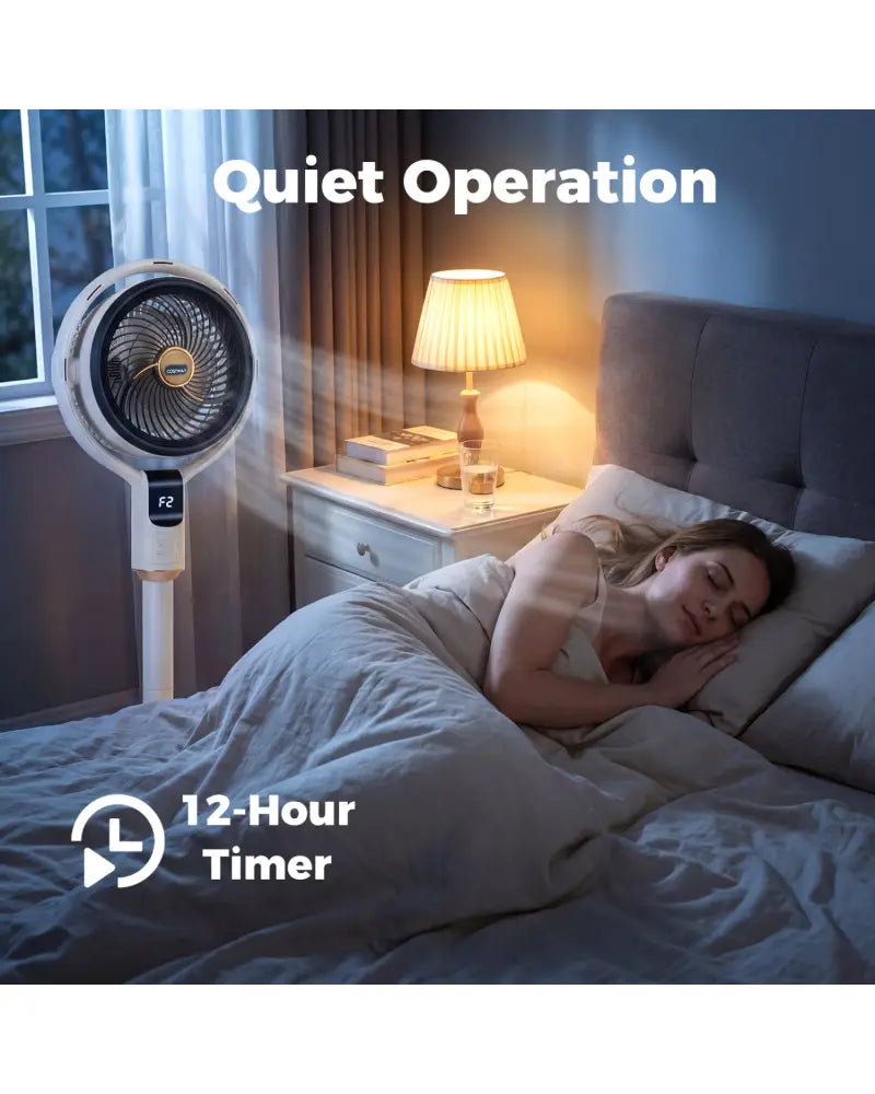 Misting Pedestal Fan Air Circulator with 90° Auto Oscillation Floor Standing Fan with 8 Speeds-White - White - Fans