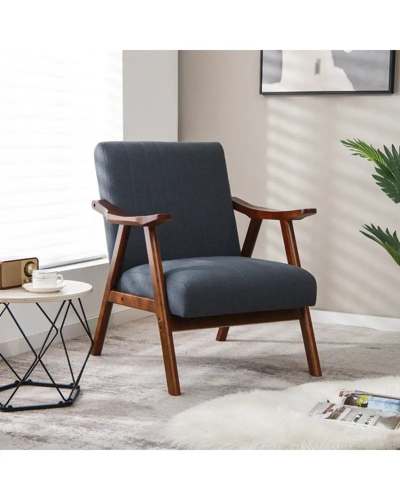 Modern Accent Chair Leisure Armchair - Gray - Accent Chairs