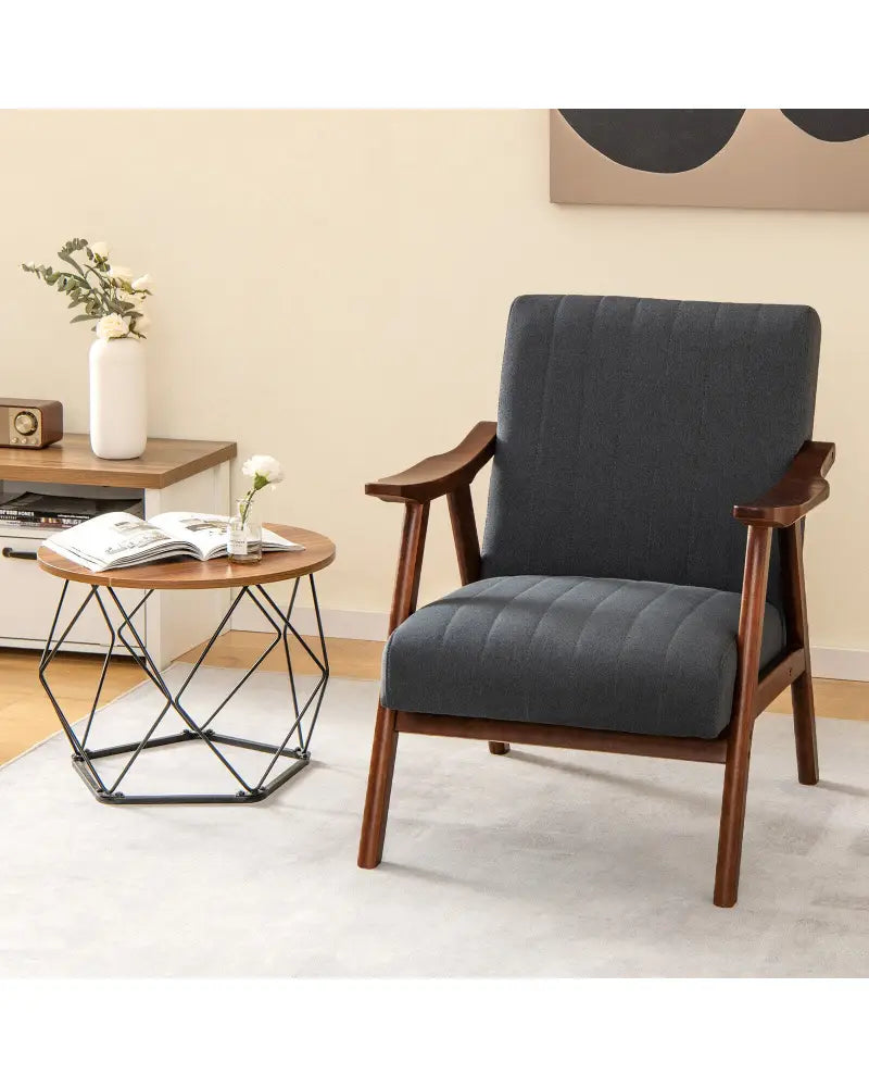Modern Accent Chair Leisure Armchair - Gray - Accent Chairs