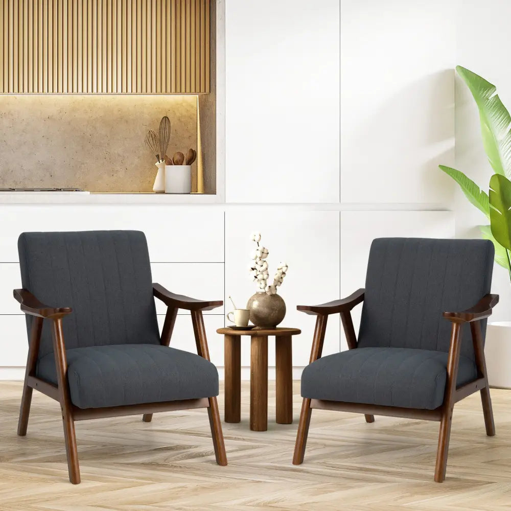 Modern Accent Chair Leisure Armchair - Gray - Accent Chairs