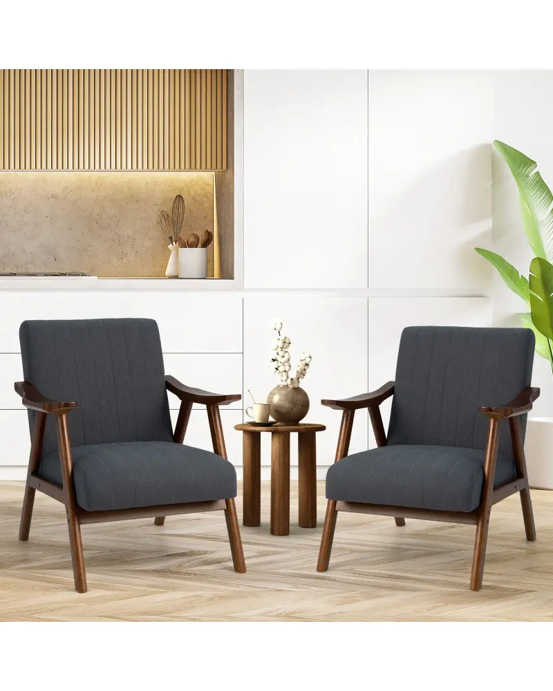 Modern Accent Chair Leisure Armchair - Gray - Accent Chairs