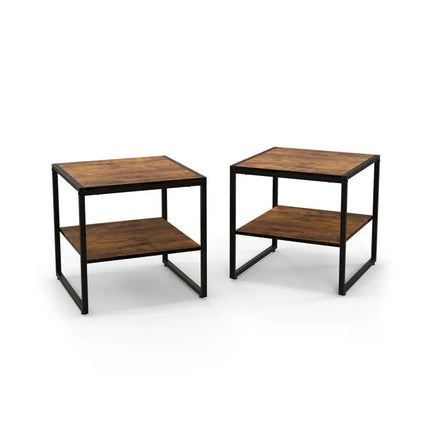 Modern Fabric Sofa and Accent Chair with 2 Side Table for Living Room - Living Room