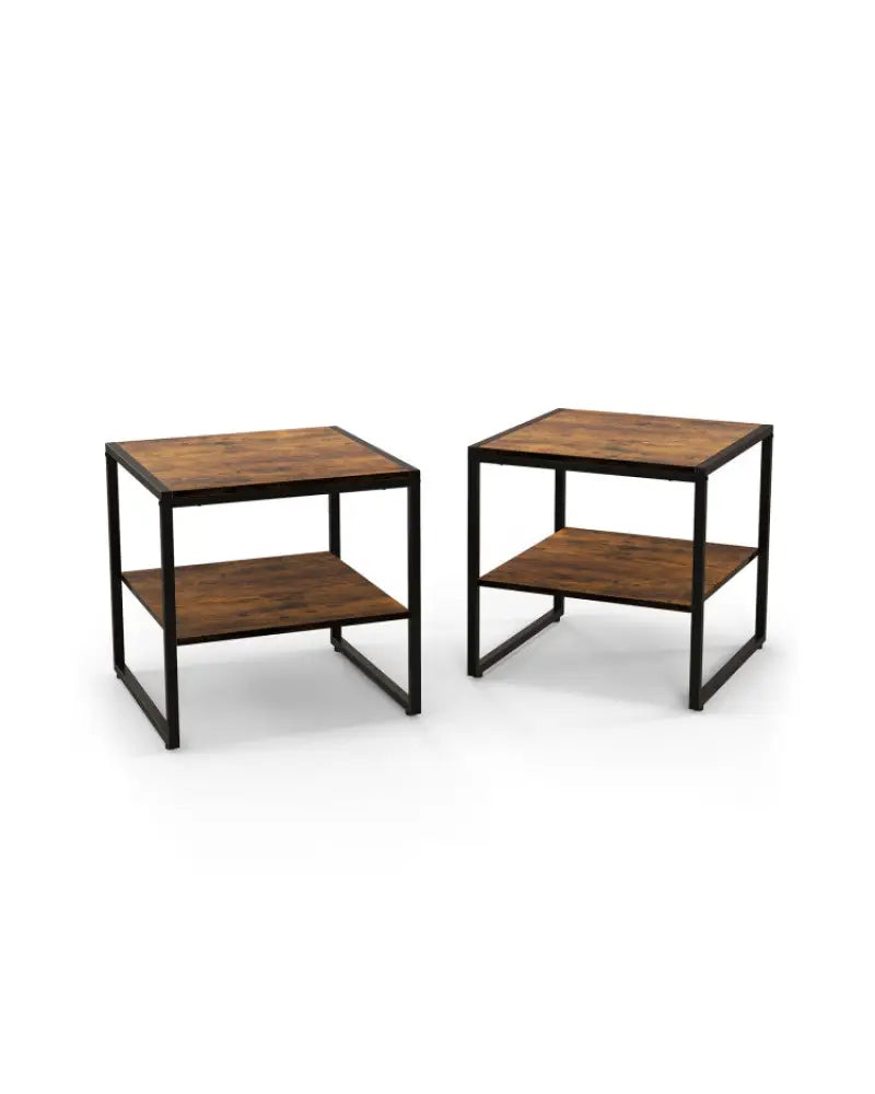 Modern Fabric Sofa and Accent Chair with 2 Side Table for Living Room - Living Room