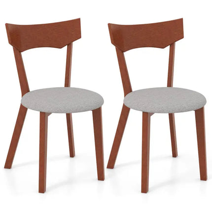 Modern Furniture Set with 2 Dining Chairs Computer Desk and 3 Pieces Coffee Tables - Furniture
