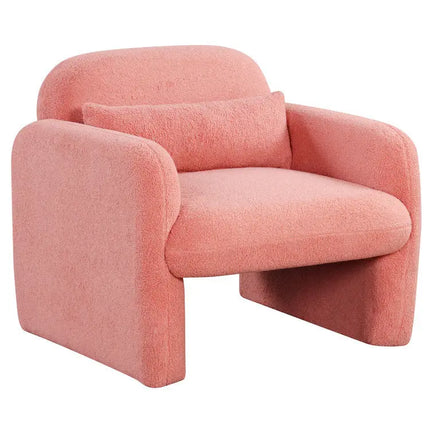 Modern Living Room Furniture Set (Bookcase + Coffee Table + End Table + Accent Chair) - Living Room