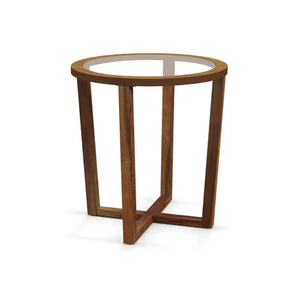 Modern Living Room Furniture Set (Bookcase + Coffee Table + End Table + Accent Chair) - Living Room