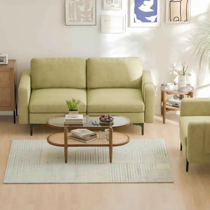 Modern Living Room Furniture Set: TV Stand + Sofa + Coffee Table + Side Table - Living Room
