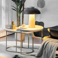 Modern Nesting Coffee Table Set of 2-White - White - Coffee Tables