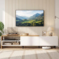 Modern TV Stand for 80 Inches TVs with Storage Shelves and Cabinets-White - White - Entertainment Centers & TV Stands