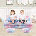 Modular Kids Play Couch Set Glow in the Dark with Portable Handles-Color - Color - Kids Chairs & Seating