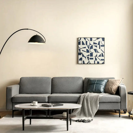 Modular L-shaped Sectional Sofa with Reversible Chaise and 2 USB Ports-Dark Gray - Dark Gray - Sofas & Loveseats