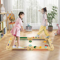 Montessori Balance Beam Set Wooden Balance Boards with Stepping Stones - Multicolor - Toy Sports
