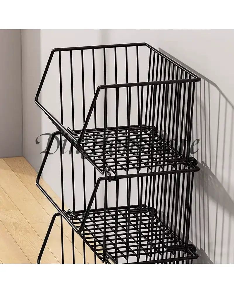 Multi-Layer Rolling Storage Cart – Movable Kitchen Fruit & Vegetable Organizer