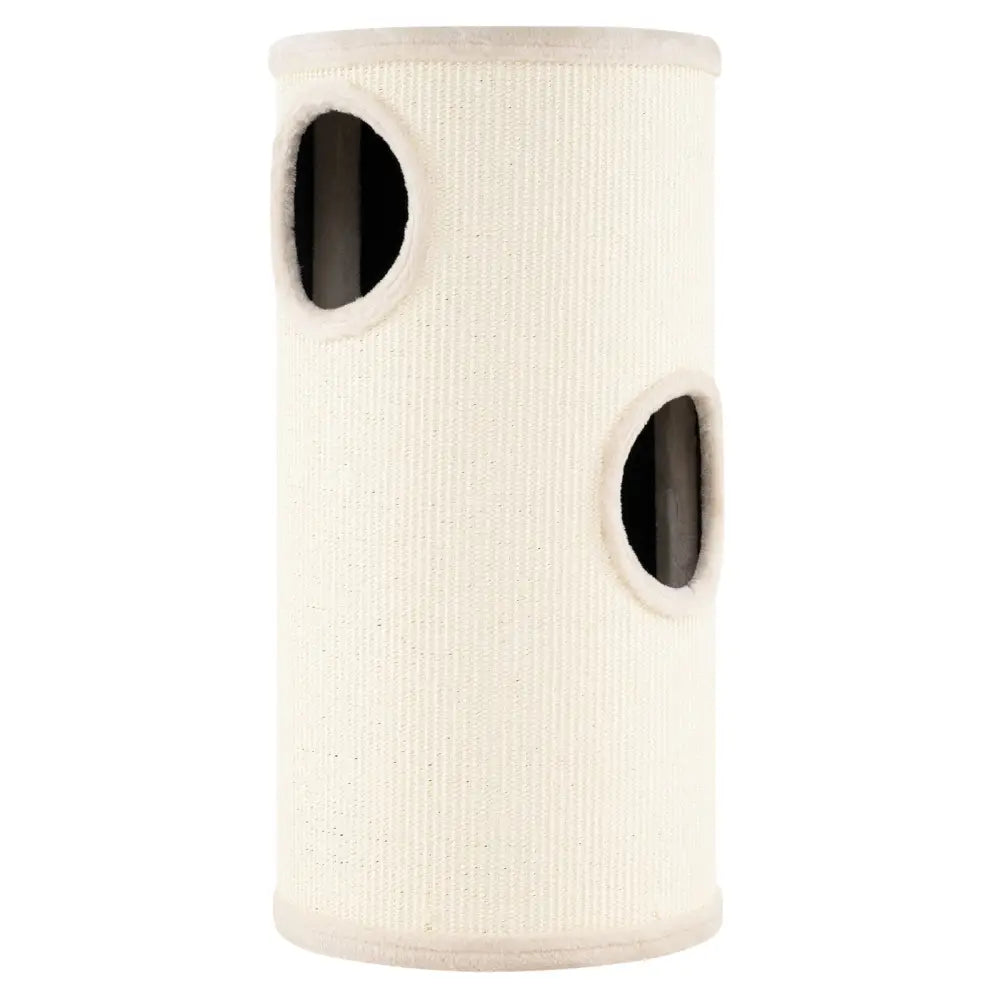 Multi-level Cat House with Sisal Scratching Pad-Beige - Beige - Cat Houses