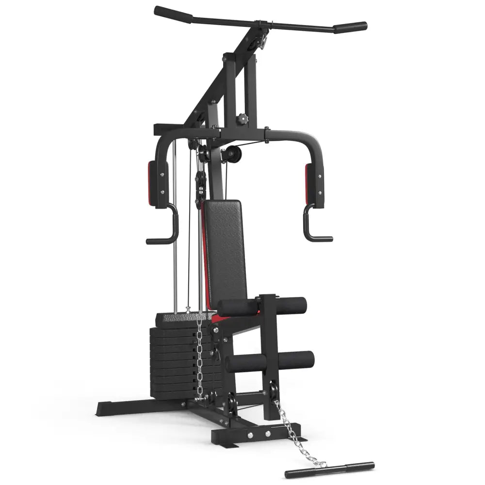 Multifunction Cross Trainer Workout Machine - Black - Benches Racks & Bars