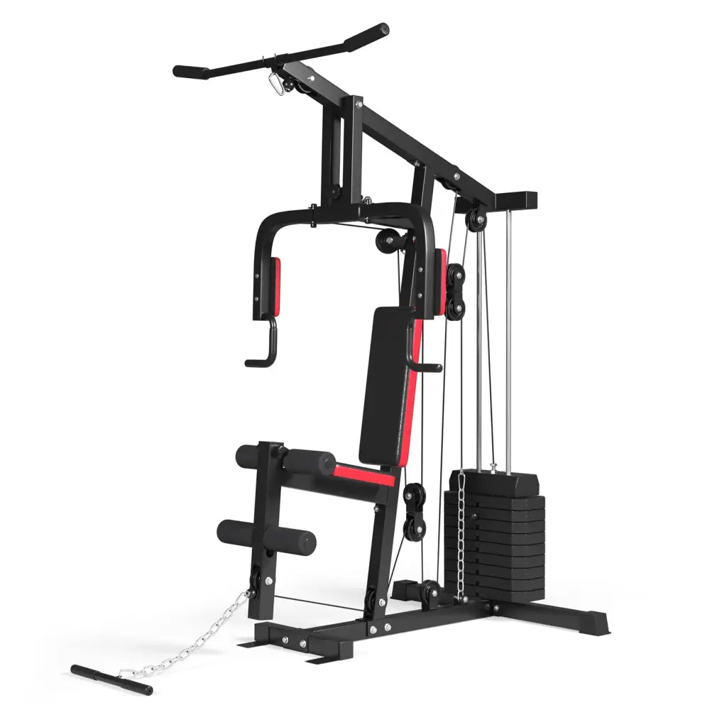 Multifunction Cross Trainer Workout Machine - Black - Benches Racks & Bars
