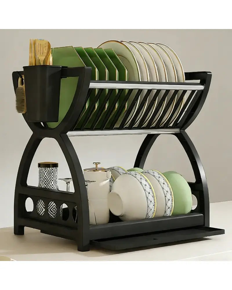 Multifunctional Kitchen Storage Rack – Bowl Dish & Chopstick Organizer