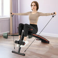 Multifunctional Sit up Bench 4 Position Adjustable Metal Workout Bench - Black - Benches Racks & Bars