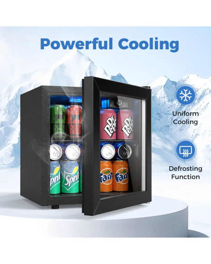 Nugget Ice Maker and Beverage Cooler Combo with Chewable Ice and Compact Drink Storage - Kitchen Appliances