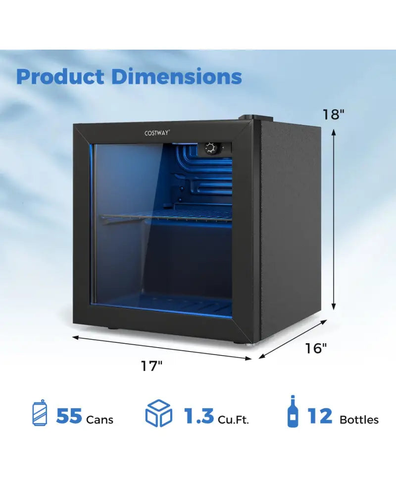 Nugget Ice Maker and Beverage Cooler Combo with Chewable Ice and Compact Drink Storage - Kitchen Appliances