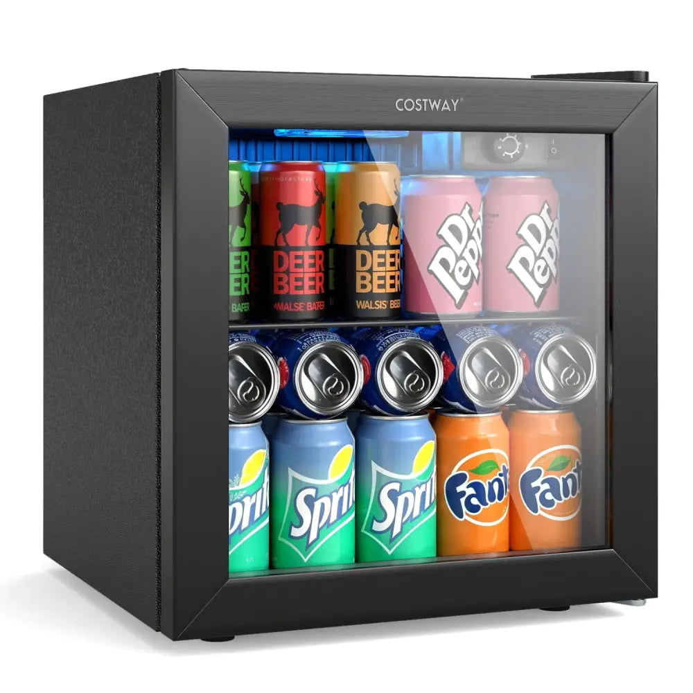 Nugget Ice Maker and Beverage Cooler Combo with Chewable Ice and Compact Drink Storage - Kitchen Appliances