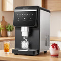 Nugget Ice Maker with Self Dispensing 80 LBS Per Day Chewable Pellet Ice Machine - Black - Ice Makers