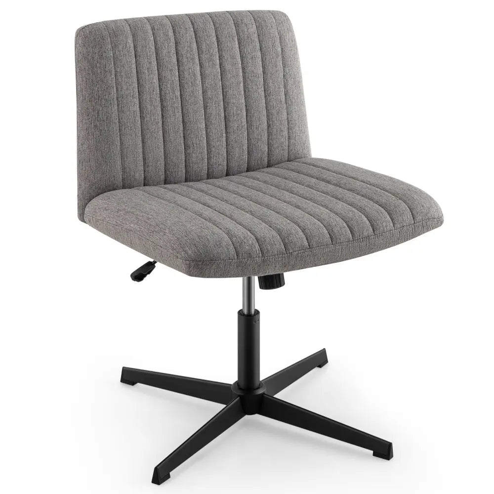Office Furniture Set: 48 Inches x 36 Inches Mobile Whiteboard + Criss Cross Legged Chair + Linen Upholstered Executive