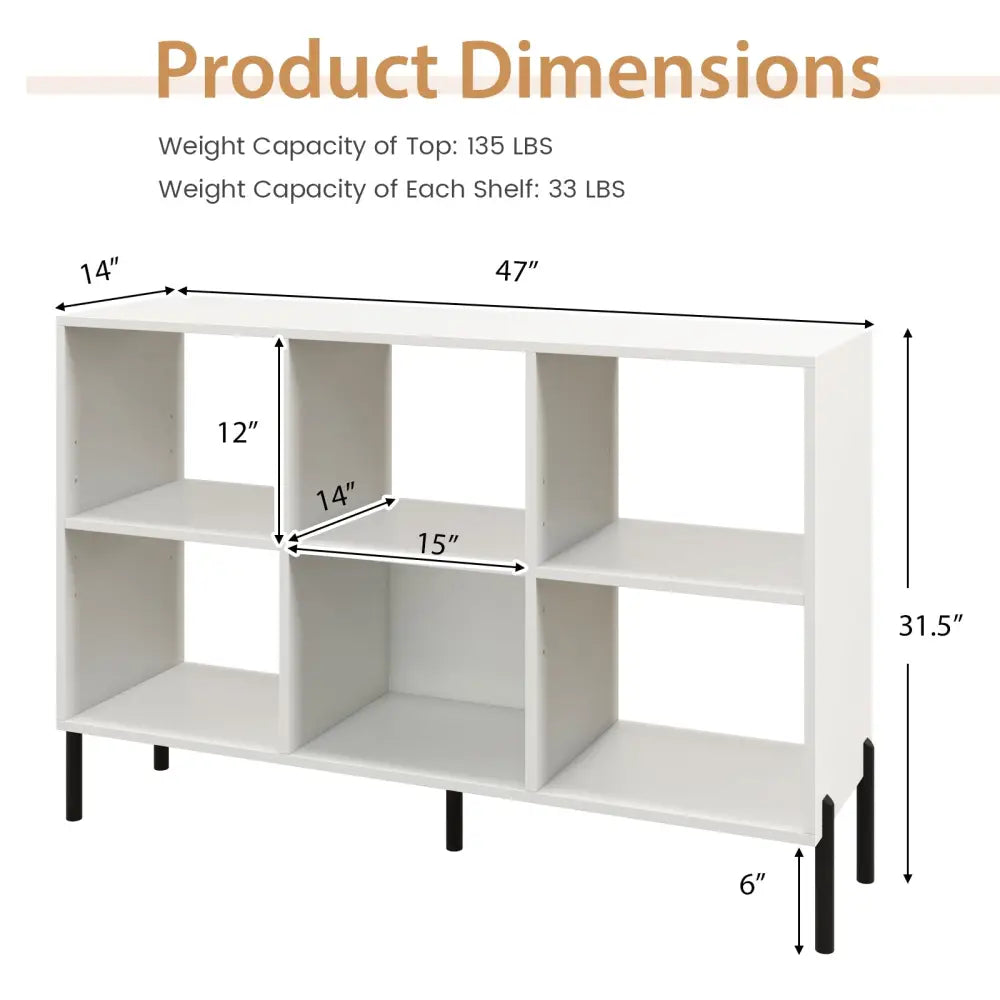 Open-Back Bookshelf with Drawer for Study-White - White - Bookcases