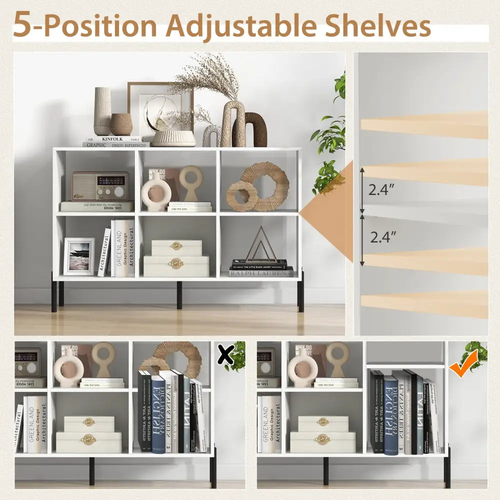 Open-Back Bookshelf with Drawer for Study-White - White - Bookcases