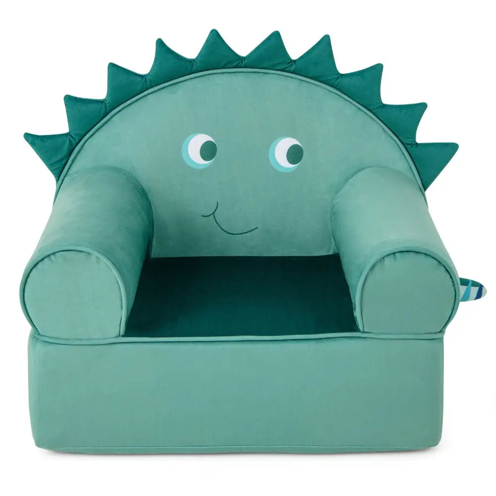 Original Kids Sofa with Armrest and Thick Cushion-Green - Green - Kids Chairs & Seating