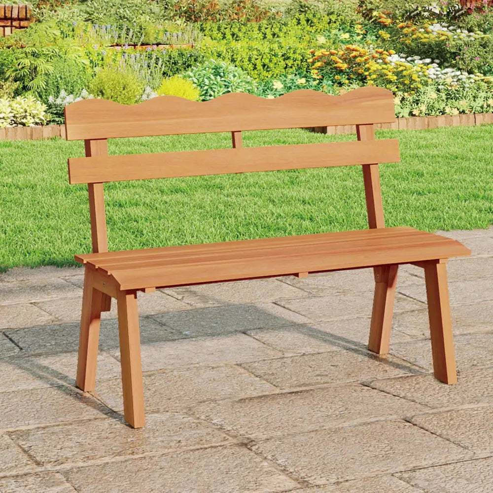 Outdoor Acacia Wood Garden Bench with 800 lbs Weight Capacity - Outdoor Benches