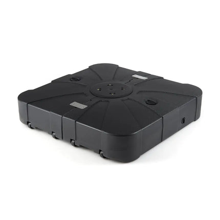 Outdoor Cantilever Umbrella Base Square Water and Sand Fillable Base-34 Inches - Black - Outdoor Umbrella Bases
