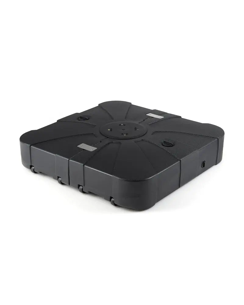 Outdoor Cantilever Umbrella Base Square Water and Sand Fillable Base-34 Inches - Black - Outdoor Umbrella Bases