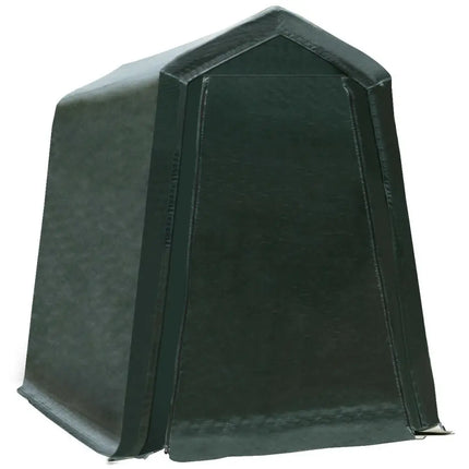 Outdoor Carport Shed with Sidewalls and Waterproof Ripstop Cover-6 x 8 ft - Carports