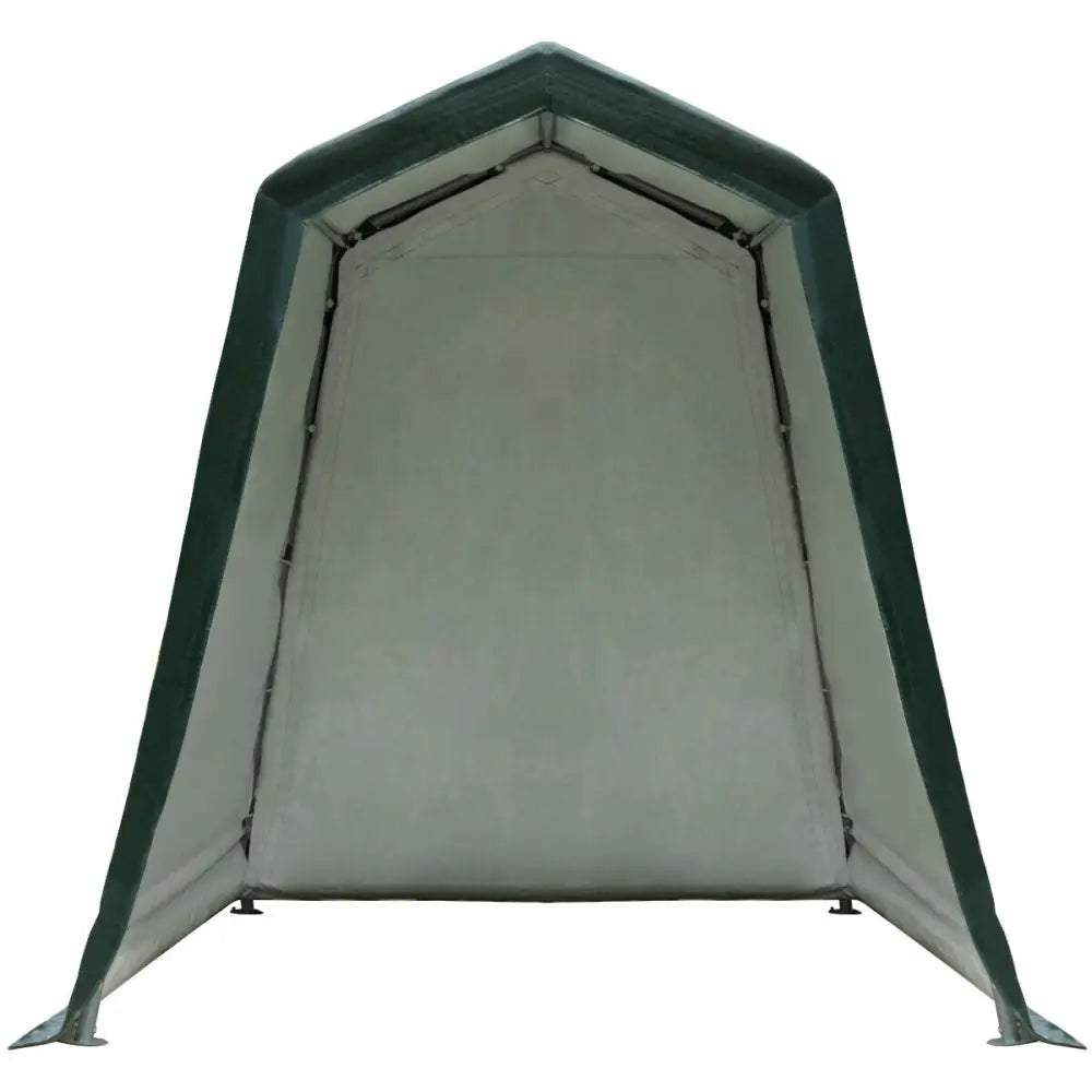 Outdoor Carport Shed with Sidewalls and Waterproof Ripstop Cover-6 x 8 ft - Carports