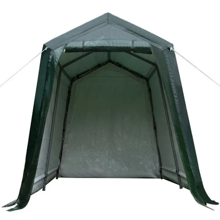 Outdoor Carport Shed with Sidewalls and Waterproof Ripstop Cover-7 x 12 ft - Carports