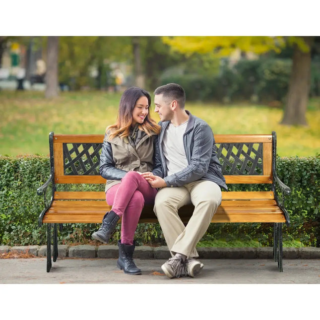 Outdoor Cast Iron Patio Bench - Outdoor Benches