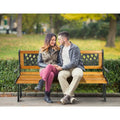 Outdoor Cast Iron Patio Bench - Outdoor Benches