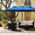 Outdoor Paradise 7-Piece Patio Relaxation Set - Patio Furniture Sets