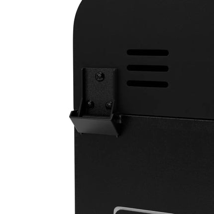 Outdoor Portable Tabletop Pellet Grill and Smoker with Digital Control System for BBQ-Black - Black - Outdoor Grills