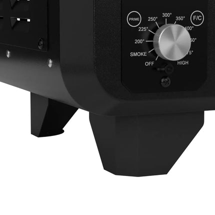 Outdoor Portable Tabletop Pellet Grill and Smoker with Digital Control System for BBQ-Black - Black - Outdoor Grills