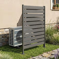 Outdoor Privacy Screen Fence for Backyard Pool Lawn-Gray - Gray - Outdoor Privacy Screens