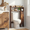 Over the Toilet Storage Cabinet with Toilet Paper Holder-Rustic Brown - Rustic Brown - Over the Toilet Storage