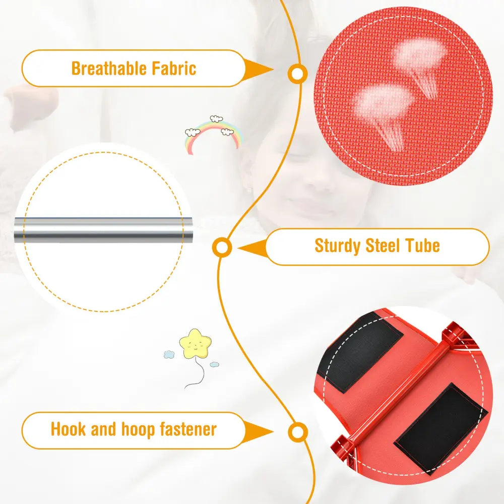 Pack of 4 Colorful Kids Stackable Naptime Cot - Multicolor - Toddler Beds