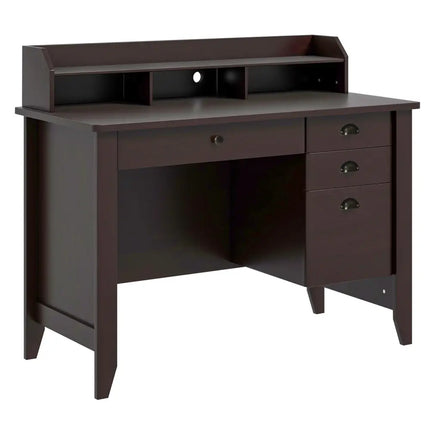 PC Laptop Writing Computer Desk -Brown - Brown - Computer Desks