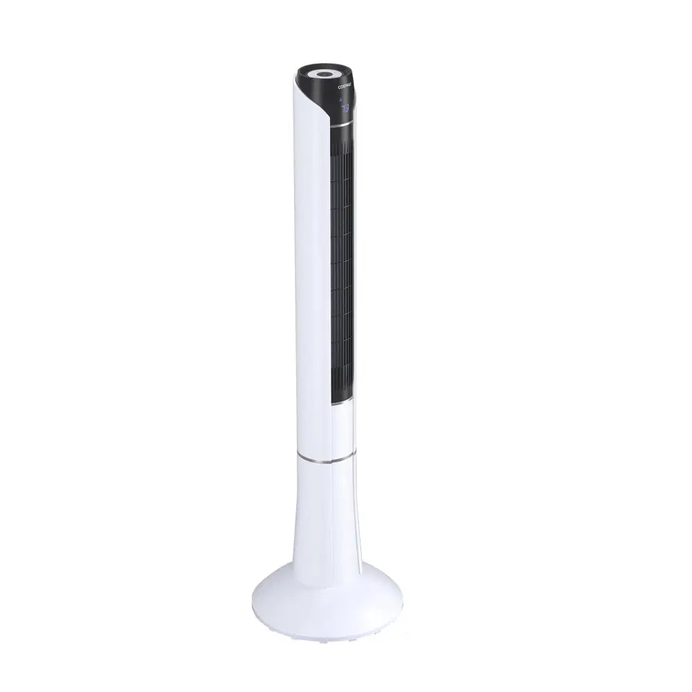 Portable 48 Inches Tower Fan with Remote Control-White - White - Fans