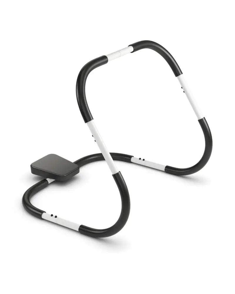 Portable AB Trainer with Headrest and Foam Handle for Office Home Gym-White - White - Benches Racks & Bars
