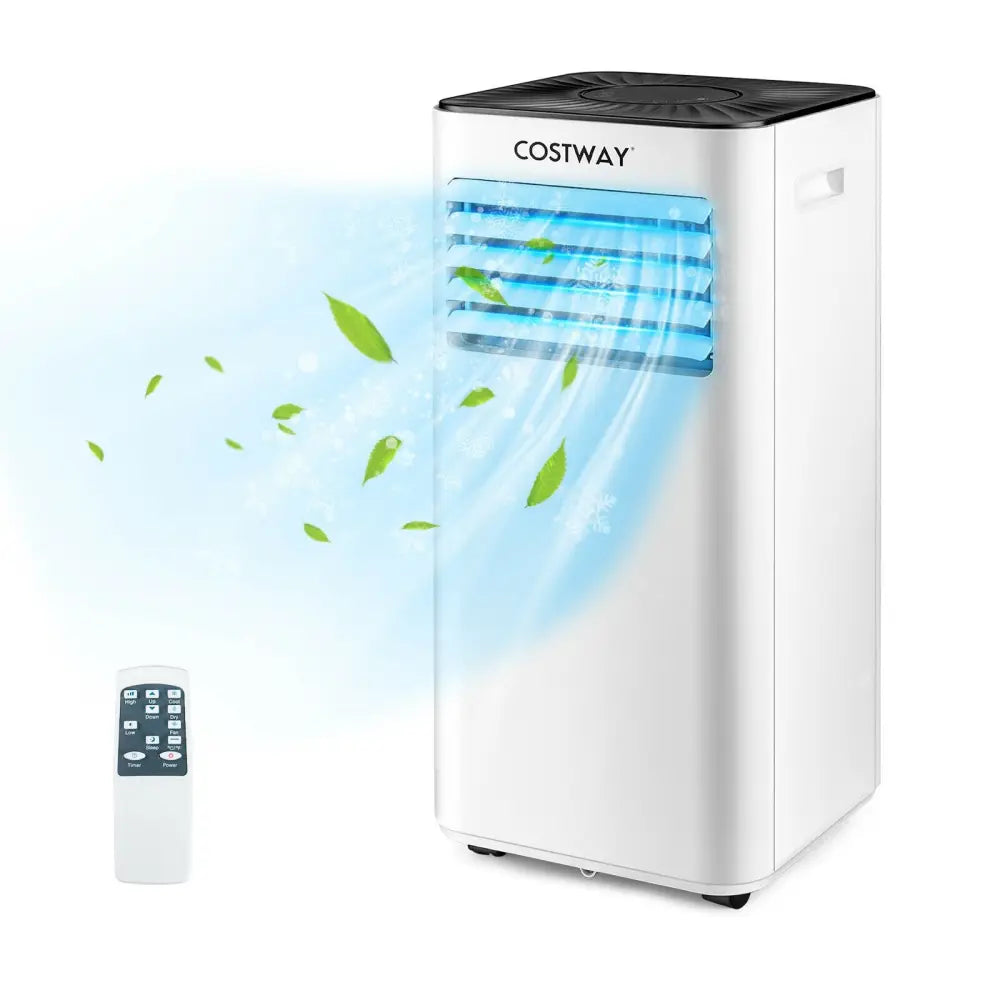 Portable Air Conditioner 10000 BTU Evaporative Air Cooler Dehumidifier-White - White - Portable Air Conditioners
