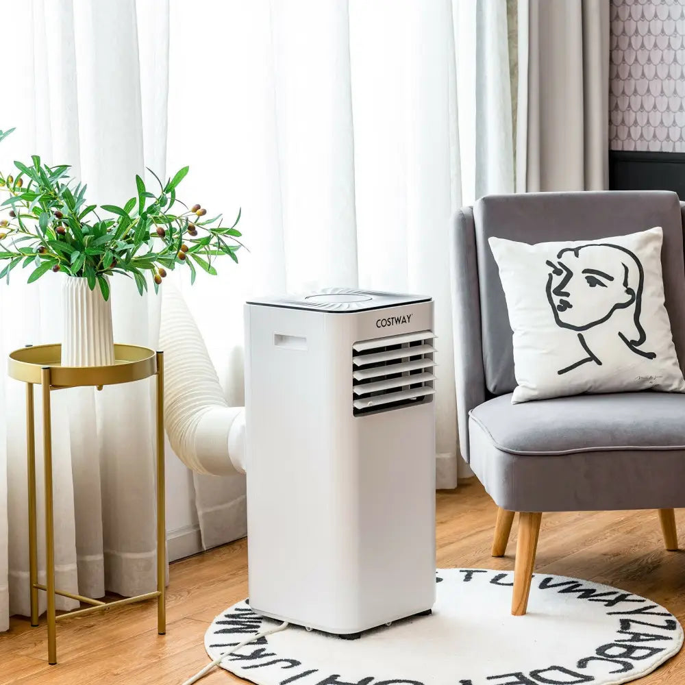 Portable Air Conditioner 10000 BTU Evaporative Air Cooler Dehumidifier-White - White - Portable Air Conditioners