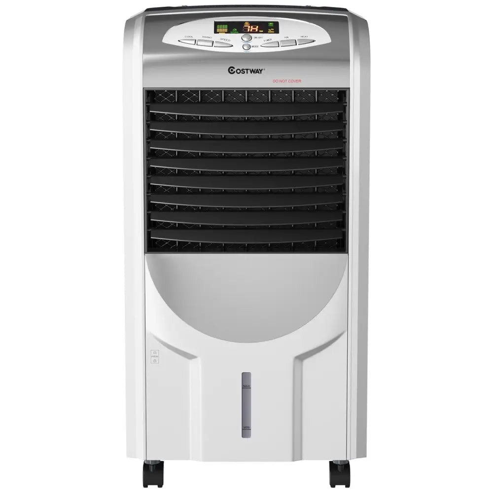 Portable Air Cooler Fan with Heater and Humidifier Function - Gray - Air Coolers